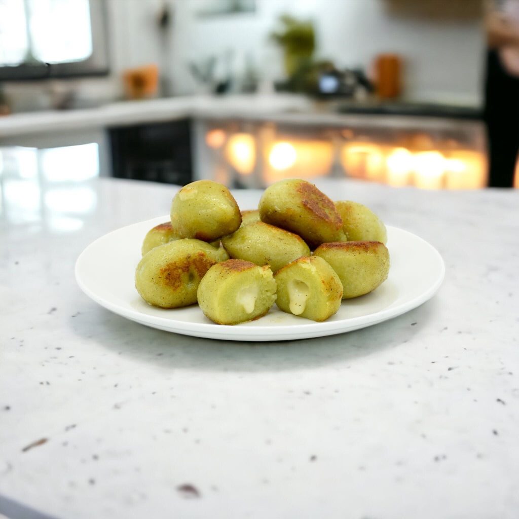 Bio gefüllte Pfandl-Gnocchi Spinat&amp;Käse | Stadtküche Wien